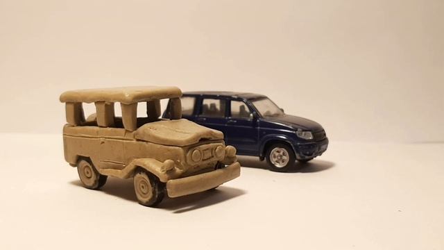 Toyota land cruiser 40 в масштабе 1:72 из пластилина смотреть онлайн