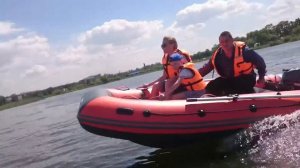 Лодка Reef Риф Тритон 360 НДНД и Reef Риф 335 НДНД. Испытания. Тест драйв