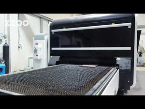 Работа станка лазерной резки металла!