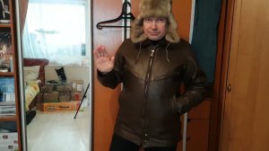 Куртка мужская кожаная для лётного состава, 104/176.