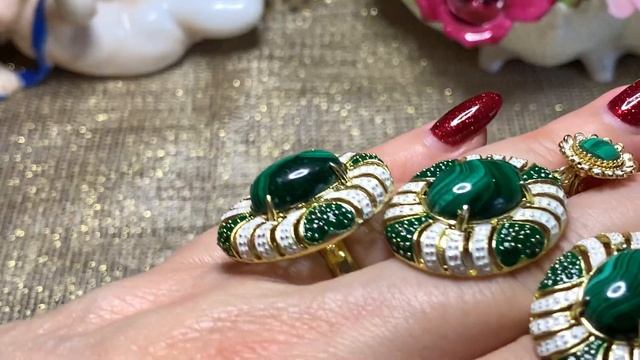 #Серебро. #Малахит - #камень исполняющий сокровенные #желания???