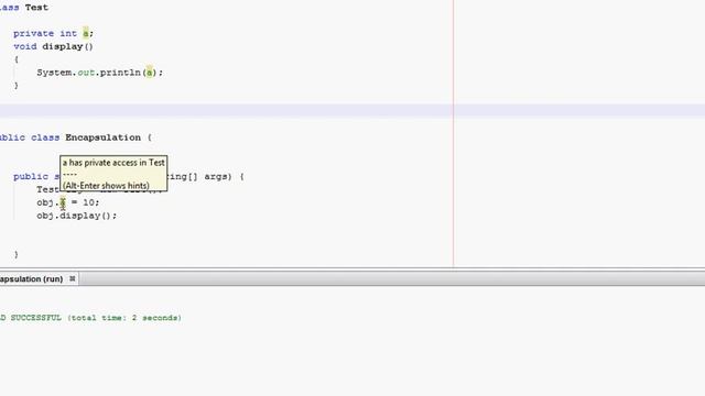 #53 | Encapsulation in Java | Java Programming With Oops  in Tamil