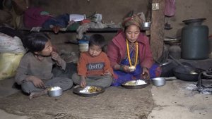 Myvillage  official videos EP 755 ||Cooking sukuti potatoes and gundruk vegetables in the village