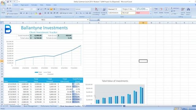 Shelly Cashman Excel 2019 | Module 7: SAM Project 1a #shellycashmanexcel2019 #module7 #samproject1a