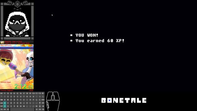 Bonetale PC v 1.4.2.1 Speedrun (Continued Save, Any%, Frisk) in 4:18:82 (World Record) смотреть онлайн