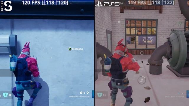 PS5 vs. Xbox Series S | 120 FPS Fortnite Chapter 4 Comparison смотреть онлайн