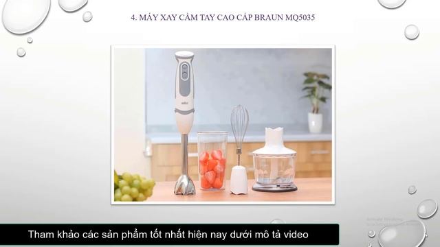 (Review) 5+ Máy xay cầm tay loại nào tốt nhất hiện nay