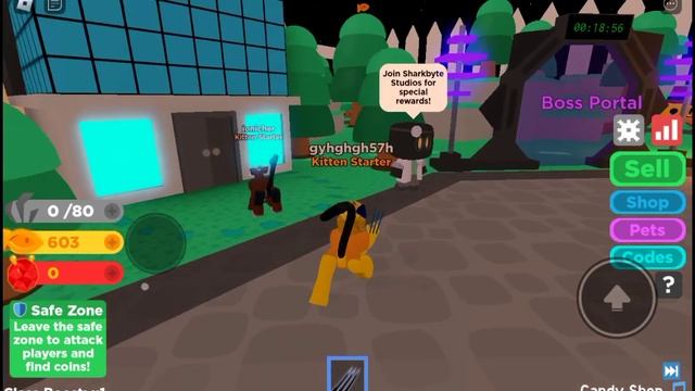 Играем в Роблокс Симулятор Кота ?⬛| Cat Simulator Roblox