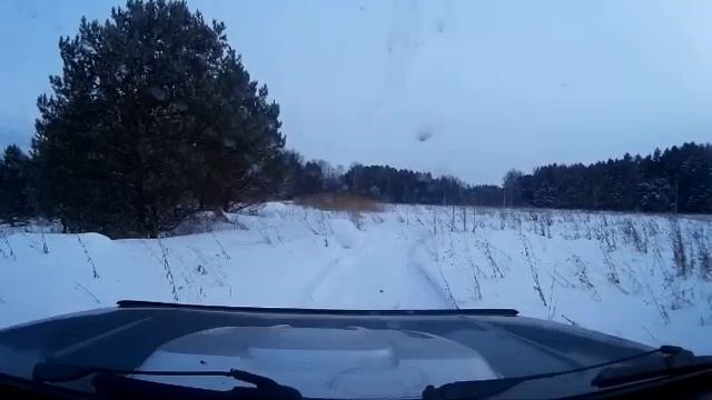 Природа. Зима. Нива. Бездорожье. (часть 2 нудная) смотреть онлайн