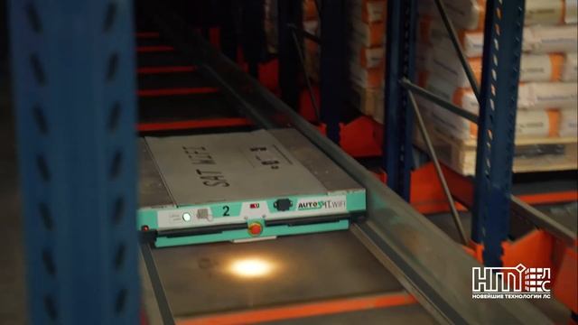 Реализованный проект  с технологией  хранения Радиошаттл (Radio Shuttle)