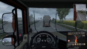 Дальнобой по Европе. Везу бетонные плиты. Euro truck simulator 2