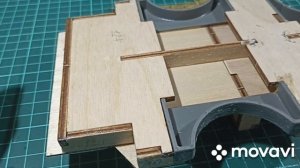 реставрация и сборка модели линкора Бисмарк.