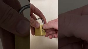 Как сменить код навесного замка.