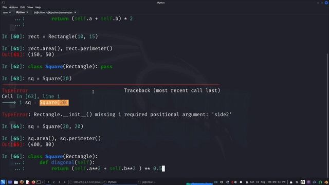 Python Basics - 51 - Classes - Superclass, Subclass, Inheritance