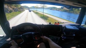 POV Driving Scania S520 V8 - Egersund