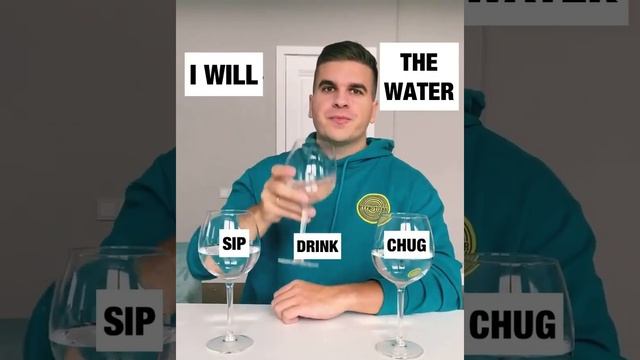 ПЬЁМ ВОДУ НА АНГЛИЙСКОМ??РАЗНИЦА SIP/DRINK/CHUG?