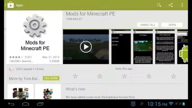 Minecraft PE (App Review)[Mods For Mine craft PE] смотреть онлайн