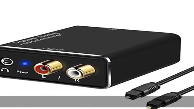 Giveet Digital to Analog Audio Converter, DAC Digital SPDIF Optical (Toslink) to Analog L/R RCA & 3