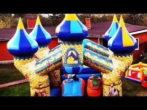 ✿ ВЕСЕЛАЯ ПОСУДА Большой Замок Принцесса Сюрпризы Disney Princess Play eggs surprise Toys Kids fun