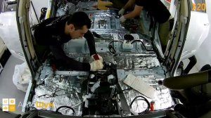 Шумоизоляция пола с арками Lexus GX 460 в уровне Экстра. АвтоШум.