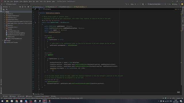 Создание 3D раннера с движением по пути через ассет Bézier Path Creator в Unity 3D (урок 1) смотреть онлайн