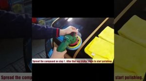 Random orbital polisher STATUS XPA15-150CE on Honda CR-V