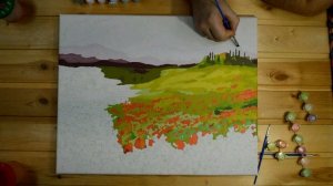Картина по номерам / ВЕСЬ ПРОЦЕСС / Paint by numbers DIY