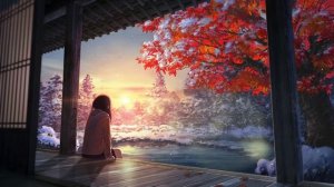 Живые обои  | Зимний прилив | Аниме | #Обои #Аниме #зима Wallpaper Engine