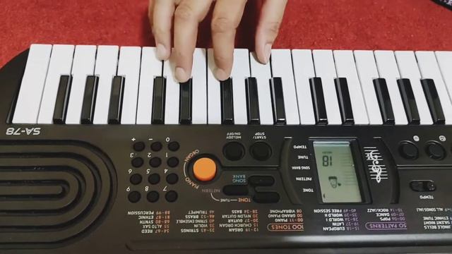 Casio SA-78 unboxing review. смотреть онлайн