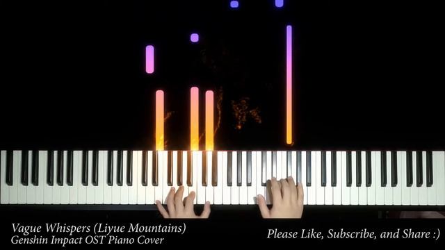「Vague Whispers」【Genshin Impact OST】 Piano Tutorial (Sheet Available) смотреть онлайн