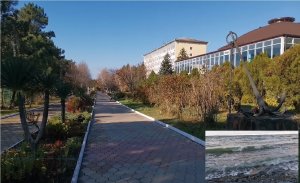 Санаторий Прибой в поселке Джубга Краснодарского края. Видео обзор отдыха на море осенью.