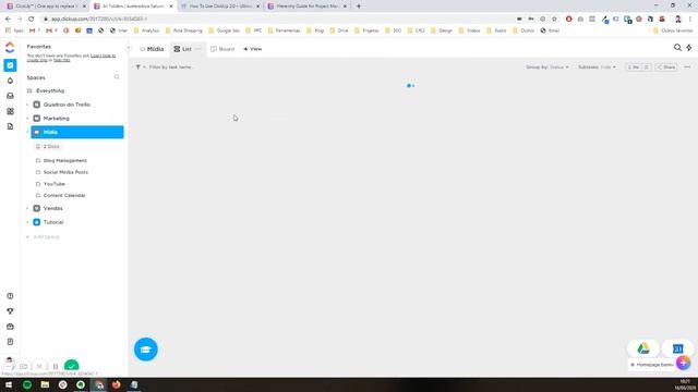 Tutorial Clickup em português pt-br | Software de gestão de projetos e tarefas смотреть онлайн
