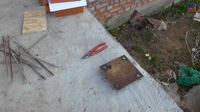 Делаем навес над крыльцом на металлических столбах - ДомТвой
