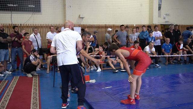 52 кг. за 3 место Азимов(Чеченская респ.)-Ермилов(Новосибирская обл.) Юношеская Спартакиада России