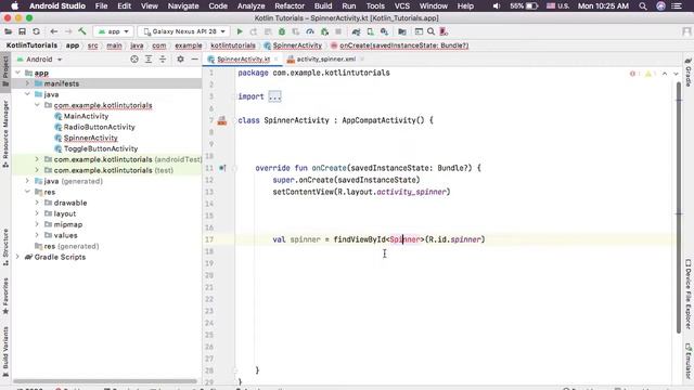 Spinner in Android Studio Tutorial 38  -  Urdu/Hindi | Muhammad Waqas