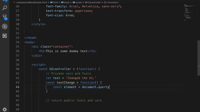 Module Pattern in Javascript