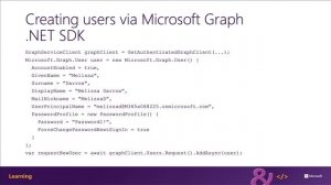 Create, update, and delete users with Microsoft Graph