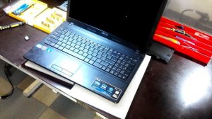 Как разобрать ноутбук asus X54H How to disassemble laptop asus X54H