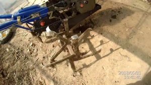 тяжелый мотоблок  ЗАРЯ - супер фрезы!