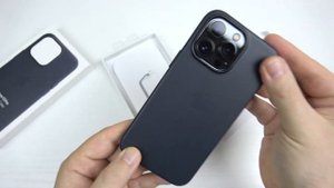 Распаковка и обзор кожаного чехла для iPhone 13 Pro!