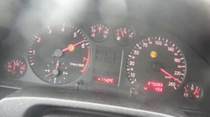 AUDI a6 C5 2.8 V6 260 KM/H lpg top speed max manual