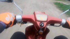 Honda sky 1982г Покотушки Обзор запуск Скутера На холодним