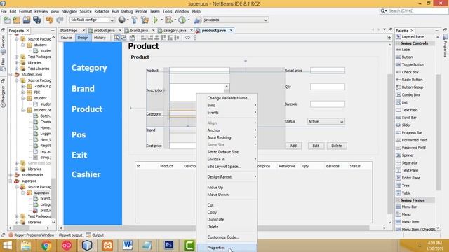 Inventory Management System in Java part 8 смотреть онлайн