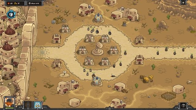 Kingdom Rush Frontiers - Hammerhold - Veteran 3 Stars смотреть онлайн