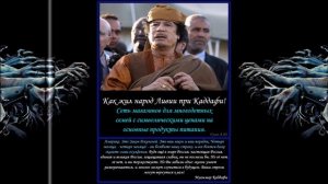 Как жил народ Ливии при Каддафи