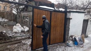 Ворота гармошка