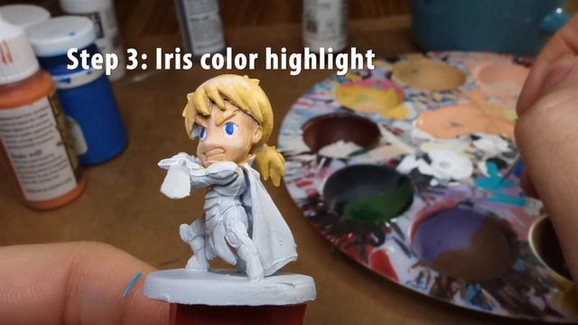 How to Paint Arcadia Quest Chibi Eyes (aka How to Fix a Messy Paint Job) смотреть онлайн