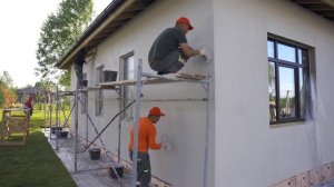 Финишный / фактурный слой СПАДАР нанесение
