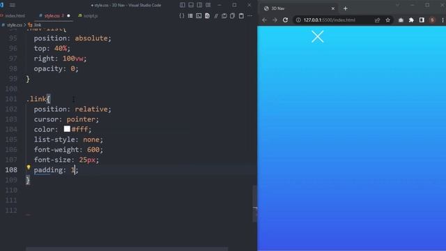 Slide Out Navigation HTML CSS & JavaScript | Sidebar Menu using JavaScript Project 2023