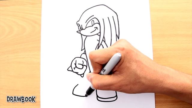 How to draw KNUCKLES the Echidna смотреть онлайн